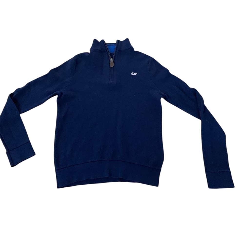 Vineyard Vines Boys Cotton Quarter Zip Pullover Sweater